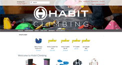 Desktop Screenshot of habitclimbing.com